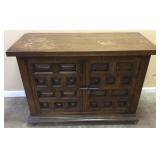 VTG. DREXEL SPANISH STYLE CREDENZA, ET CETERA