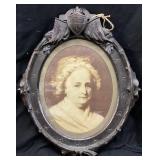 MARTHA WASHINGTON LITHOGRAPH PORTRAIT, ANTIQUE