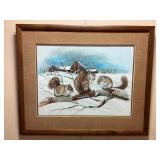 FRAMED CECIL EAKINS PRINT