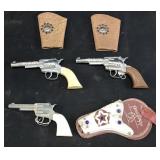 ASSORTED CAP GUNS & HOLSTERS, TEXAS RANGER