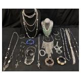 ASSORTED COSTUME JEWELRY, WHITE HOUSE/BLACK