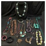 BOHO INSPIRED JEWELRY, STONE NECKLACES, BEADED &