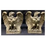 PAIR OF 1972 COLONIAL VIRGINIA BRASS BRUSHED