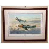 Signed Robert Taylor Eagle Attack print