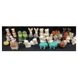 ASSORTED VTG. SALT & PEPPER SHAKERS, OCCUPIED