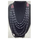 J.JILL HEARTHSTONE STATEMENT NECKLACE, BLACK