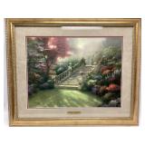 Signed Thomas Kinkade "Stairway to Paradise"