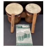 VTG. BONGO DRUMS & WM. J. SMITH MUSIC CO 1960s