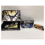 2 MARK MARTIN AND 1 WARD BURTON NASCAR DIE CAST