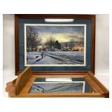 GOING HOME PRINT SIGNED PHILLIP PHILBECK AND #