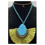 SEREFINA ANTHROPOLOGIE WALI PENDANT NECKLACE