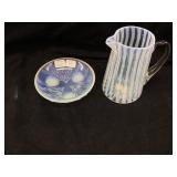 SABINO OPALESCENT URCHIN 4in GLASS BOWL & 1959