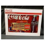 COCA-COLA TEMPERED GLASS CUTTING BOARD, IN THE BOX