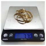 7.7 grams 14k scrap gold lot
