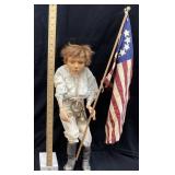 RARE SIGNED HAL PAYNE ALL WOOD ï¿½ï¿½JOHNNYï¿½ï¿½ DOLL,