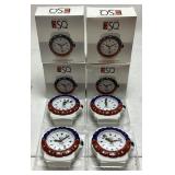 (4) ESQUIRE ESQ SUBMERSIBLE ALARM CLOCKS