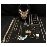 ASSORTED COSTUME JEWELRY, ALEX & ANI, MONET,