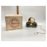 BRIERE Folk Art Pull Toy 1993 SIGNED Old