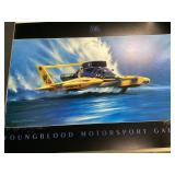 4 Smokin Joe hydroplane boat, by artist Kenny