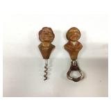 Vtg. Anri hand-carved wooden bar tools