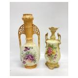 Antique Royal Wettina Austrian porcelain vase by