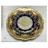 VTG. ROSENTHAL POMPADOUR COBALT BLUE & GOLD PLATE