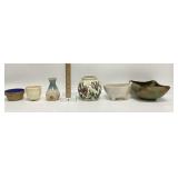 6 Vintage Pottery Planters and Vases