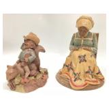 2 Tom Clark Gnomes Buffalo Bill and Mattie
