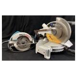 Saw combo lot. Makita, Delta saws