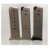 3) SIG SAUER P232 380 auto magazines, zipper b