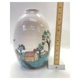 Dover Pottery Vase Seagrove, NC Made by Jim Bott