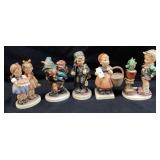 (5) HUMMEL FIGURINES, HAPPY BIRTHDAY, FLOWER