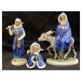 (3) VTG. GOEBEL FIGURINES, ST. JOSEPH, FLIGHT INTO