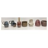 8 Piece B. Pulliam Pottery Collection