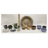 13 Piece Pottery Collection various signed artist