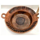 Cazuela genuine vintage Mexican pottery bowl pot