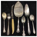 ASSORTED STERLING SILVER FLATWARE, REVERE BY