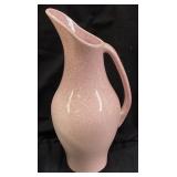 RED WING USA 1559 PINK SPECKLED POTTERY PITCHER