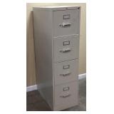 HON 4-DRAWER VERTICAL FILE CABINET