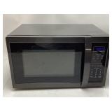 SHARP BLACK STAINLESS STEEL COUNTERTOP MICROWAVE
