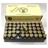 BOX OF UMC 9mm LUGER AMMUNITION, 50 BULLETS