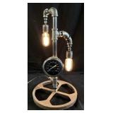 Industrial Steampunk lamp.