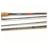 4 Fishing Rods Shimano, Pro Angler, Daiwa Graphite