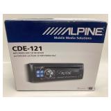 Alpine CDE-121 Stereo CD Player 1 DIN AM FM