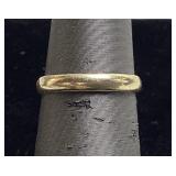 10KT YELLOW GOLD RING, 1.6g TOTAL WEIGHT, SIZE 5.5