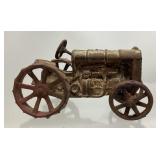 Antique die cast tractor. Functional steering
