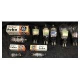 ASSORTED ELECTRONIC TUBES, GENERAL ELECTRIC,
