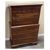 VTG. CHIPPENDALE STYLE HIGHBOY CHEST OF DRAWERS