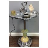 RARE 1940’S AGATE SMOKE STAND