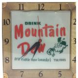 VINTAGE MOUNTAIN DEW CLOCK